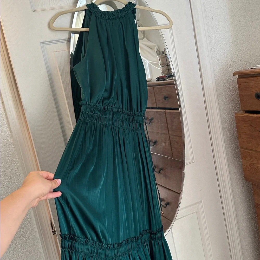 Nicole Miller Teal Sleeveless Dress - Picture 5 of 10